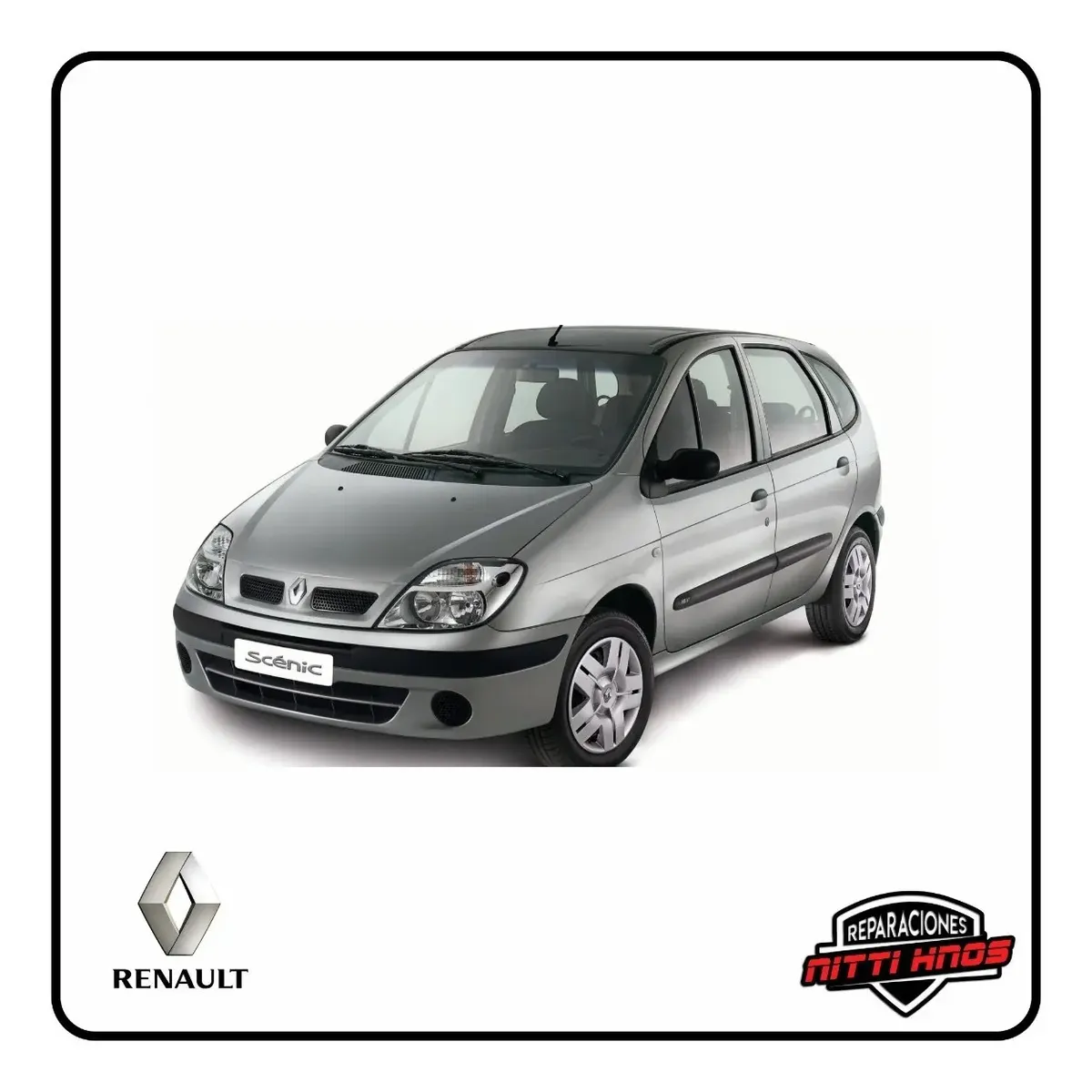 Kit Reparación Levanta Vidrios Renault Scenic Trasero Elect - 5