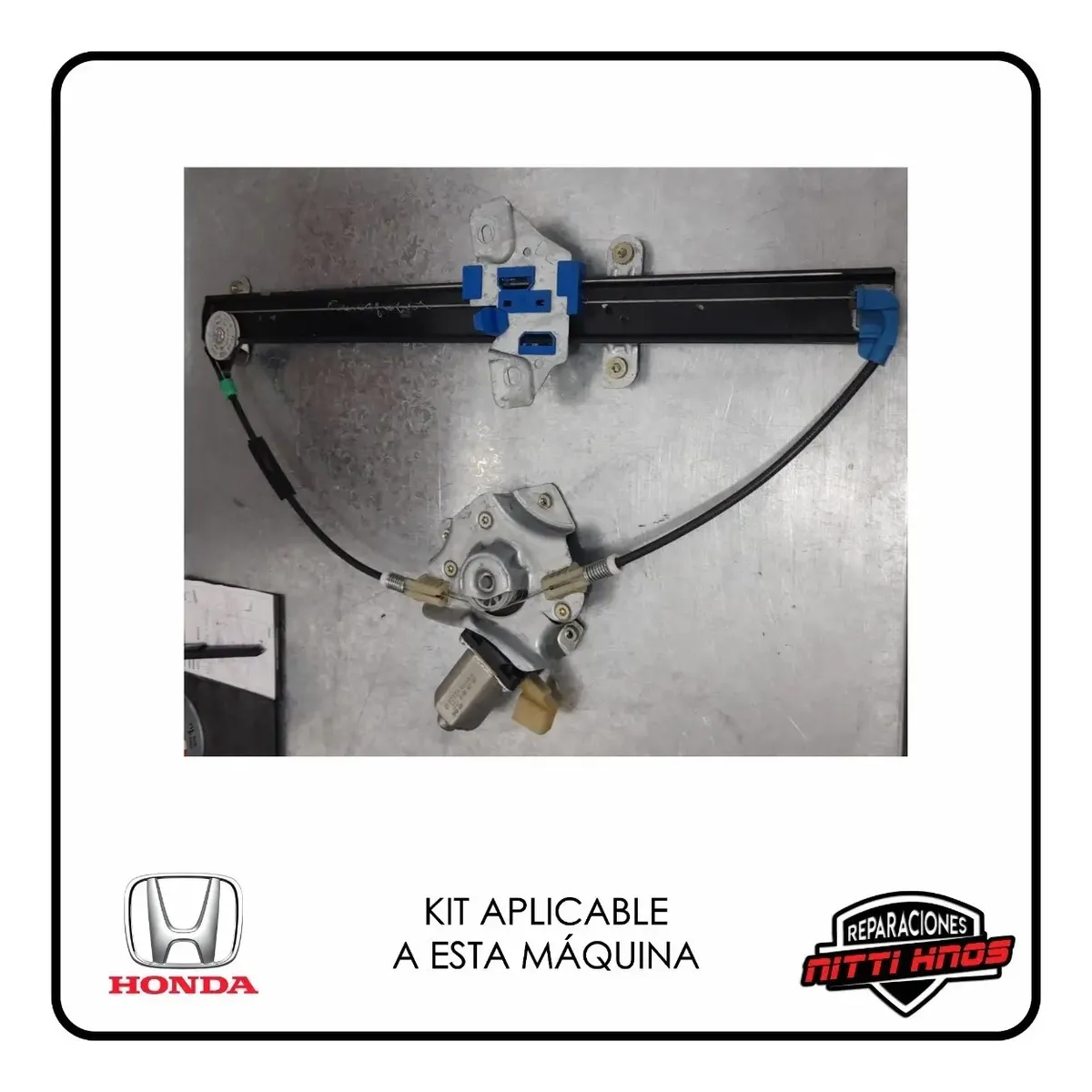 Kit Reparación Levanta Vidrios Honda Fit Del Elec 2003-2009 - 2