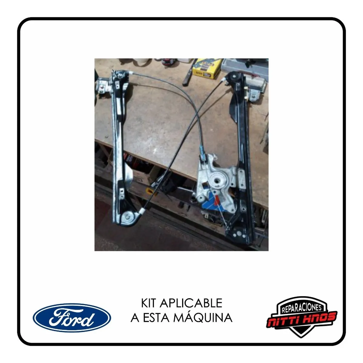 Kit Reparación Levanta Vidrios Ford Focus Del Elect - 5