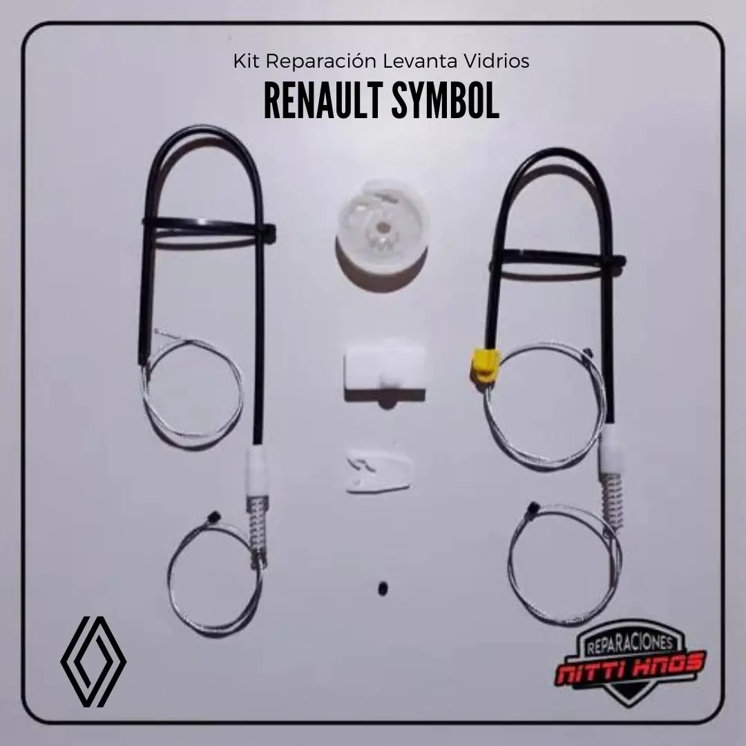 Kit Reparacion Levanta Vidrios Renault Symbol 2009/2014 - 2