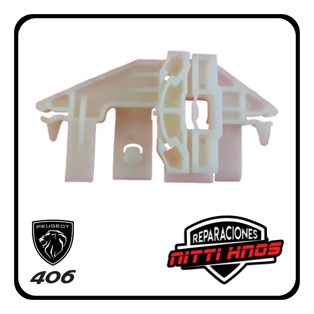 Soporte P/ Maquina Levanta Vidrio Peugeot 406 95/05 Del Izq - 1