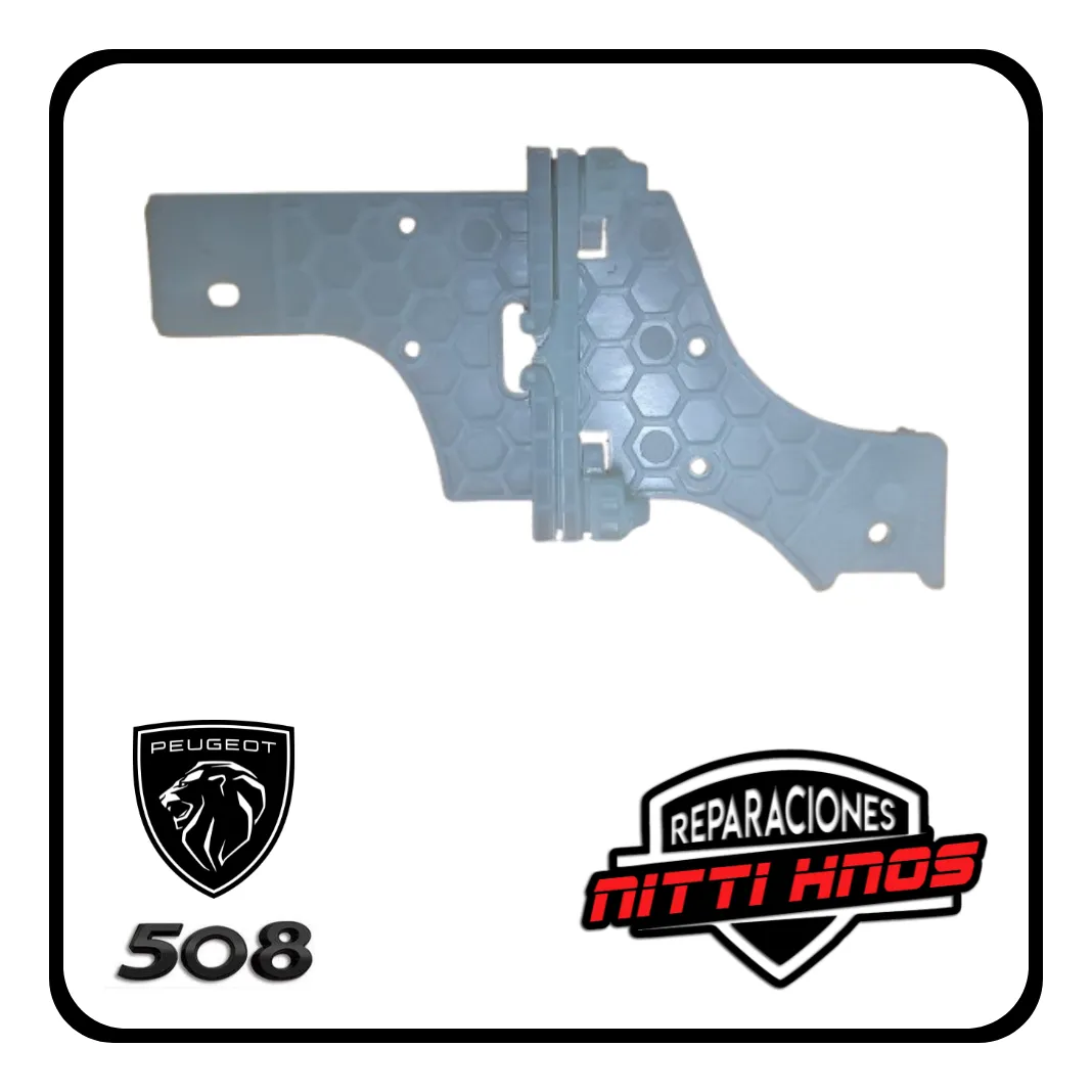 Soporte P/ Máquina Levanta Vidrio Peugeot 508 12/18 Tras Izq - 1