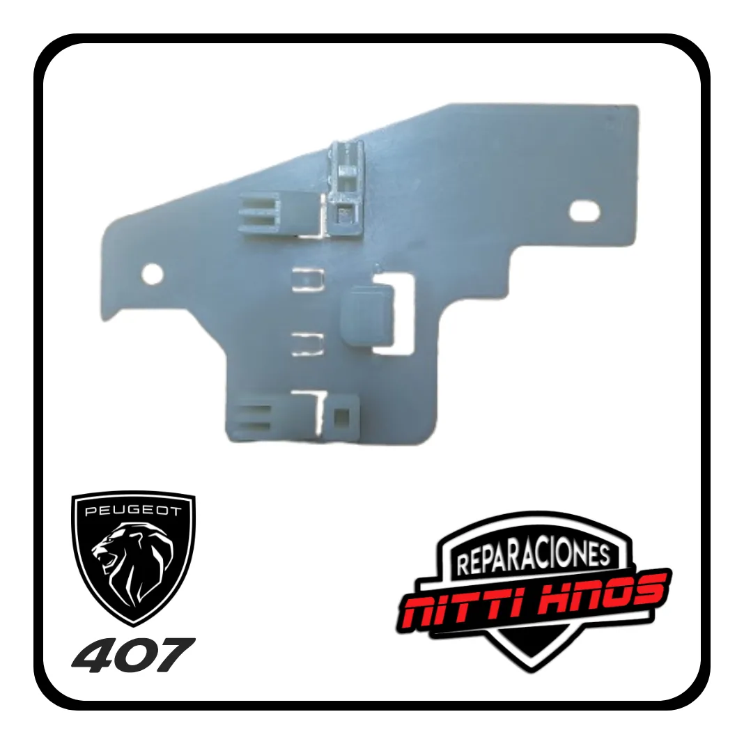 Soporte P/ Maquina Levanta Vidrio Peugeot 407 2005/2011 Der - 1