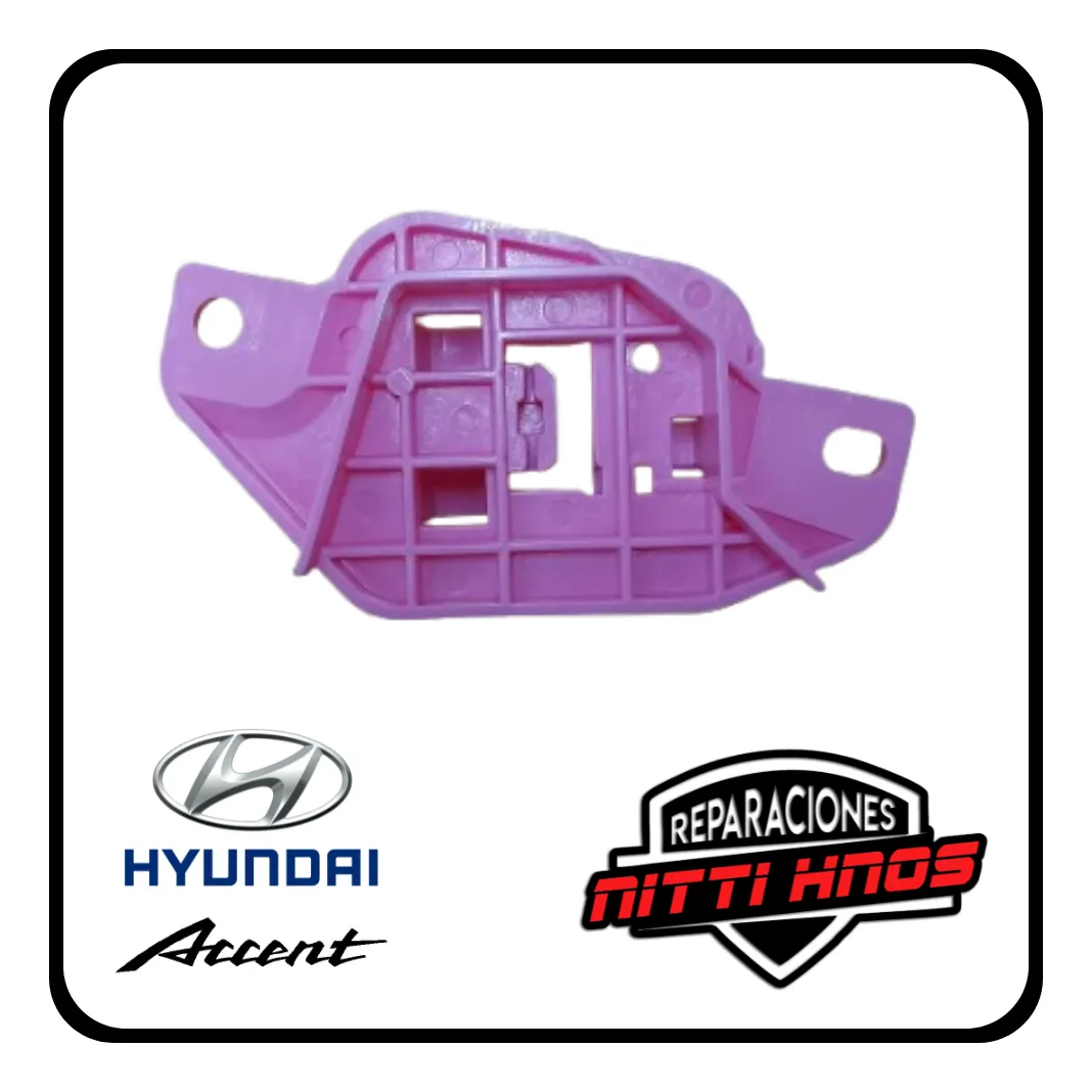Soporte P/maquina Levantavidrio Hyundai Accent 00/06 Del Der - 1