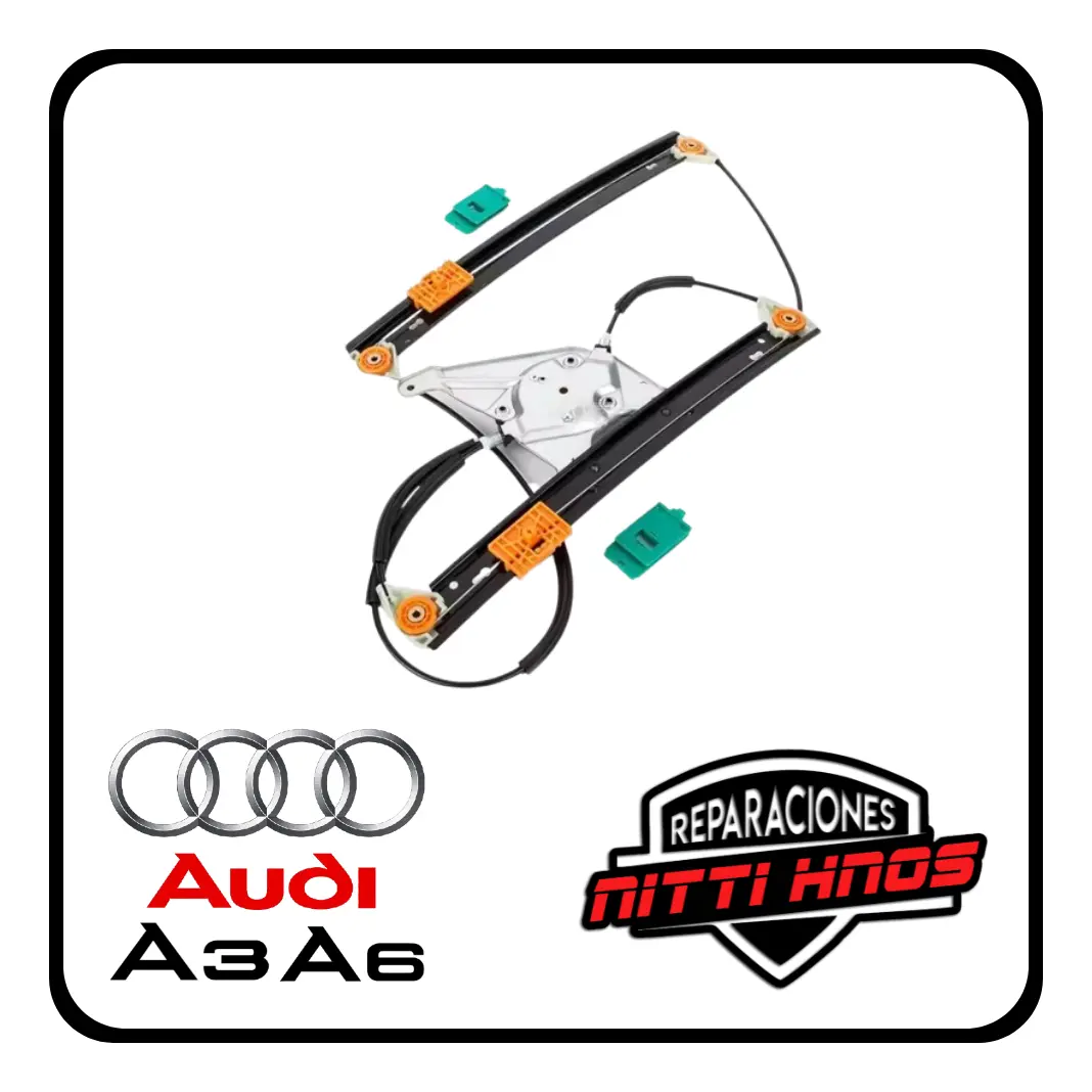 Soporte P/ Maquina Levantavidrio Audi A3/a6 93/03 Del Jgo - 3