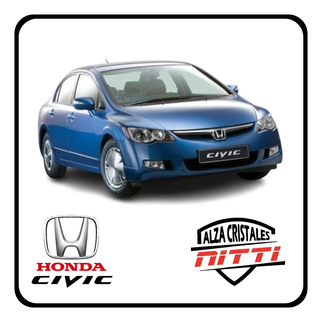 Kit Reparacion Alza Cristal Honda Civic Del/elec Derecho - 4