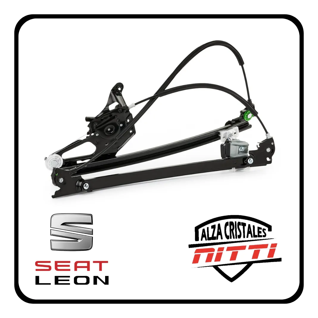 Soportes P/maquina Levantavidrio Seat Leon 09/ Del Izq (jgo) - 2