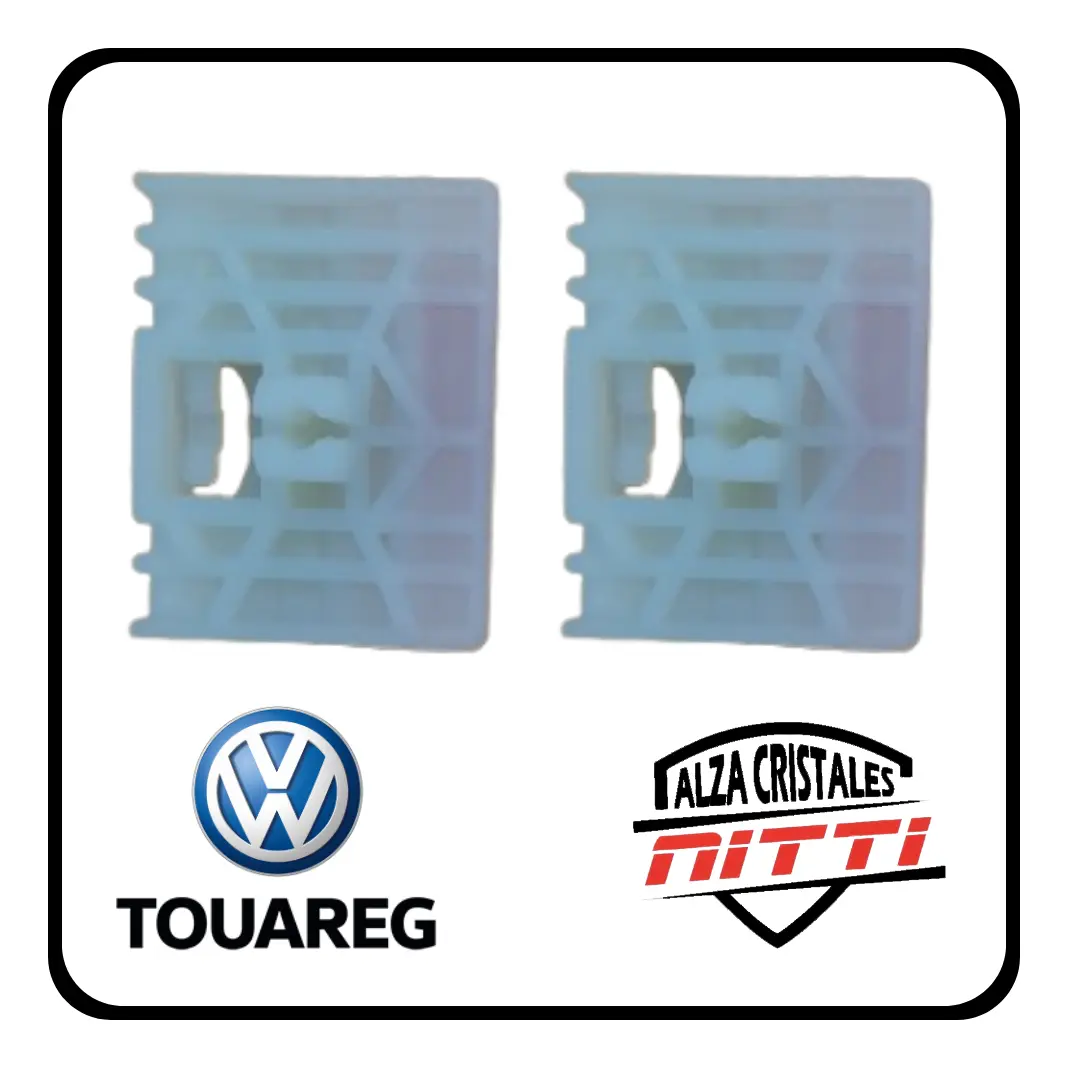 Soportes P/maquina Levantavidrio Vw Touareg 03/10 Del Izq - 1