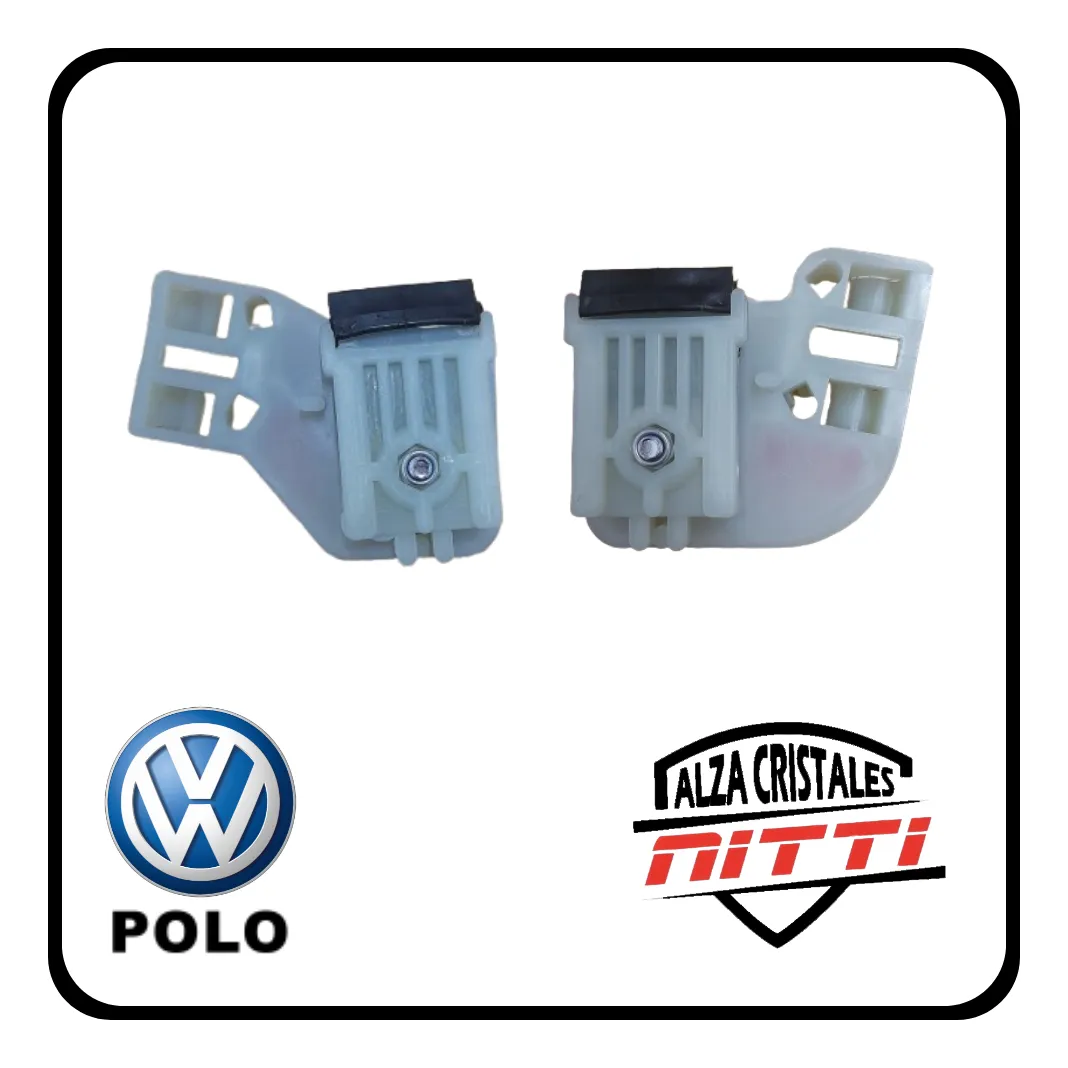Soportes P/maquina Levantavidrio Vw Polo 04/09 Lb Y La D Iz - 1