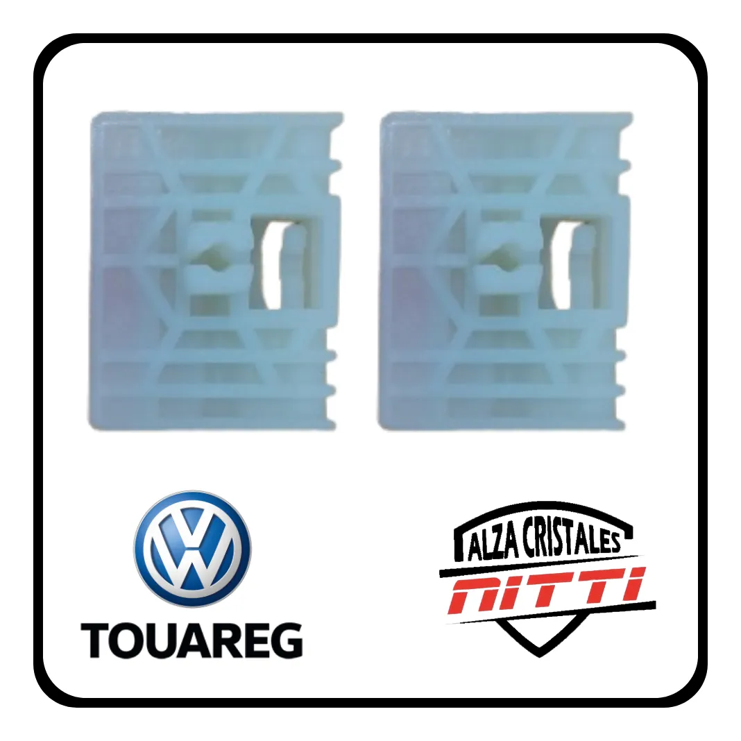 Soportes P/maquina Levantavidrio Vw Touareg 03/10 Del Der - 1