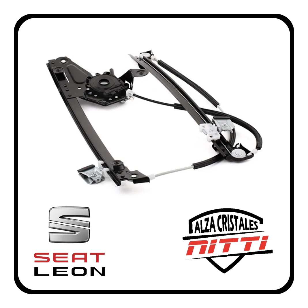 Soportes P/maquina Levantavidrio Seat Leon 09/ Del Der (jgo) - 2