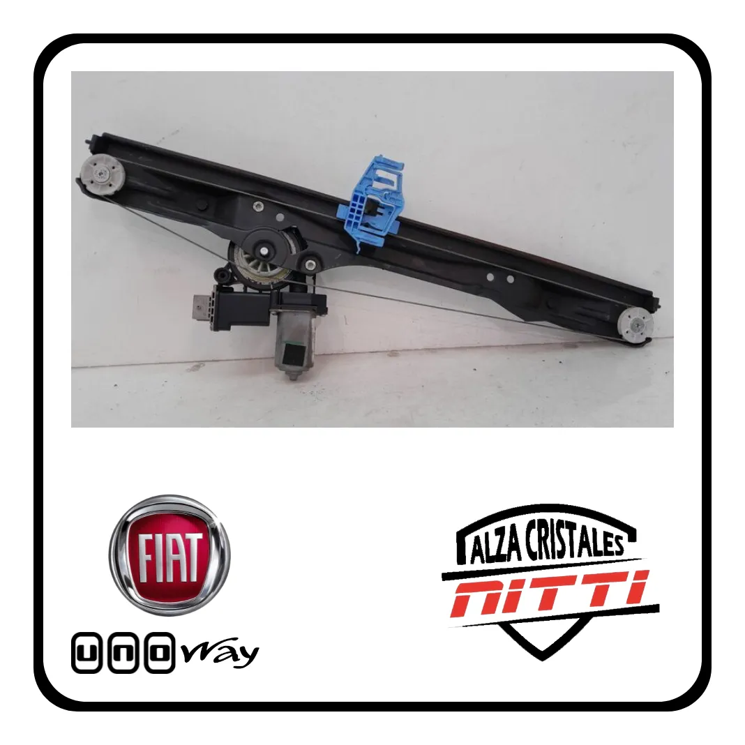 Soporte P/maquina Levantavidrio Fiat Uno Novo 10/16 Der - 2