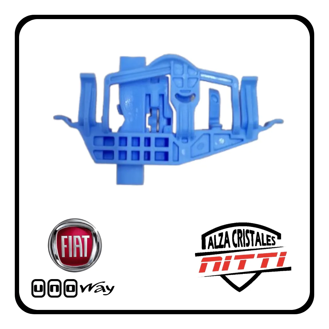 Soporte P/maquina Levantavidrio Fiat Uno Novo 10/16 Izq - 1