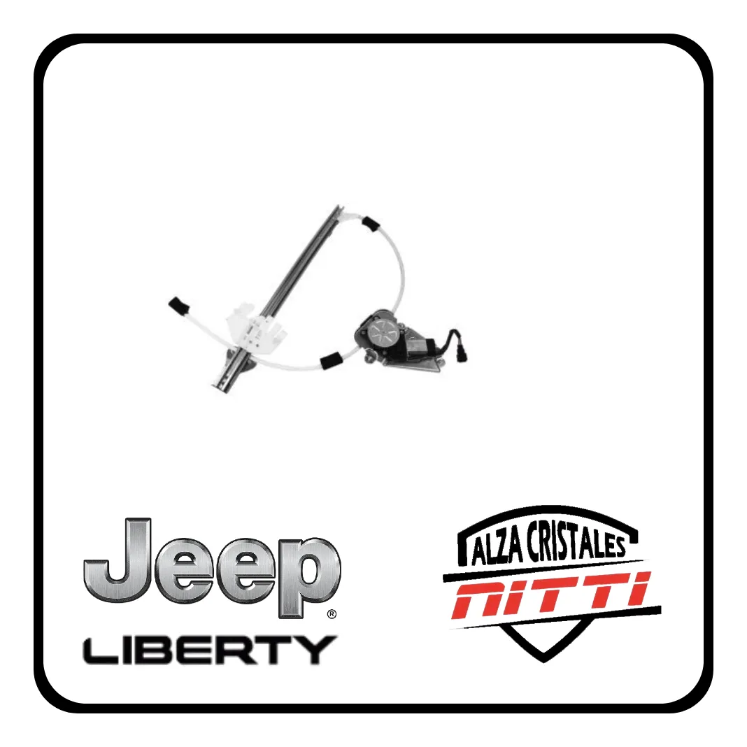 Soporte P/maquina Levantavidrio Jeep Liberty 06/07 Tras Izq - 2