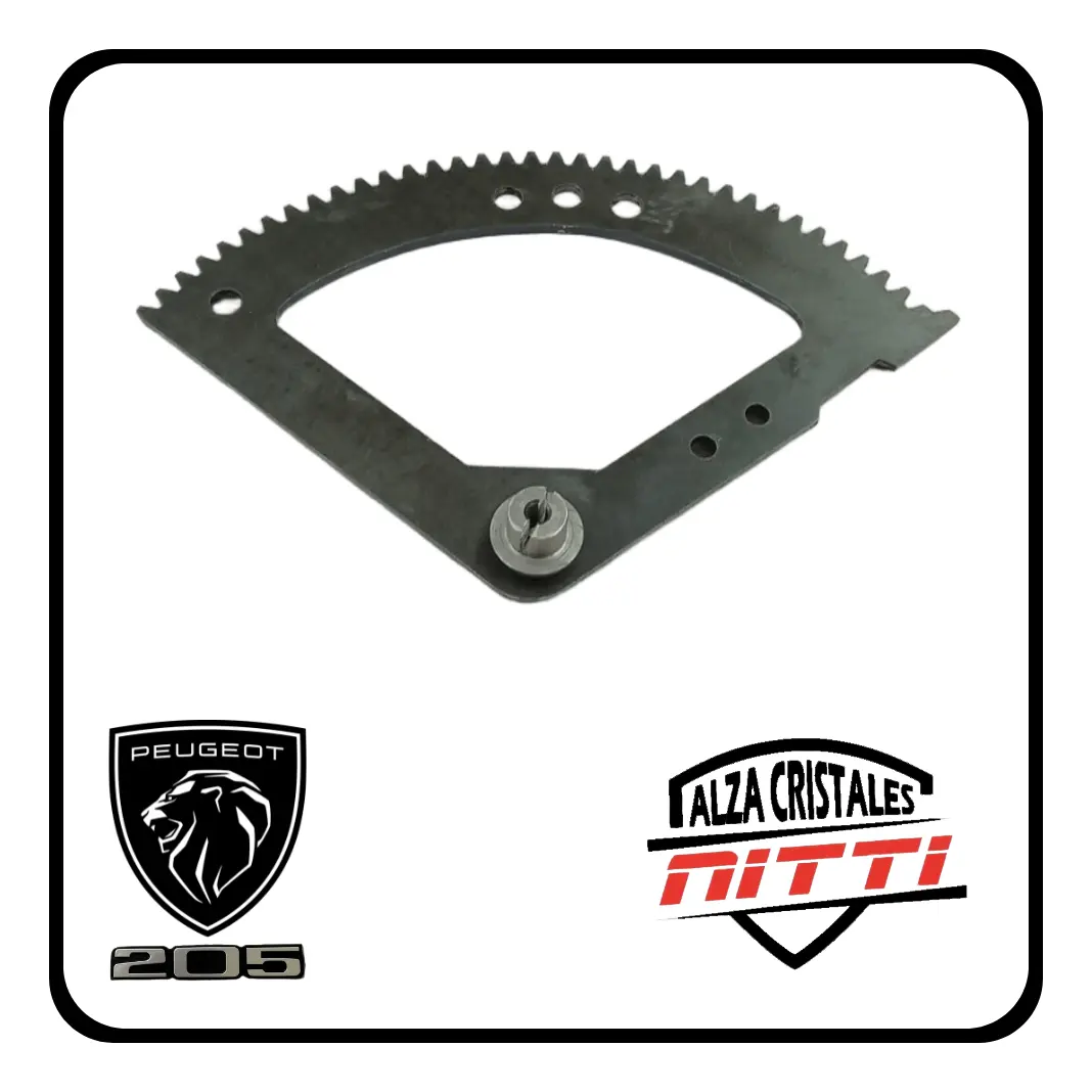 Corona Dentada P/maquina Levantavidrio Peugeot 205 1991/1999 - 1