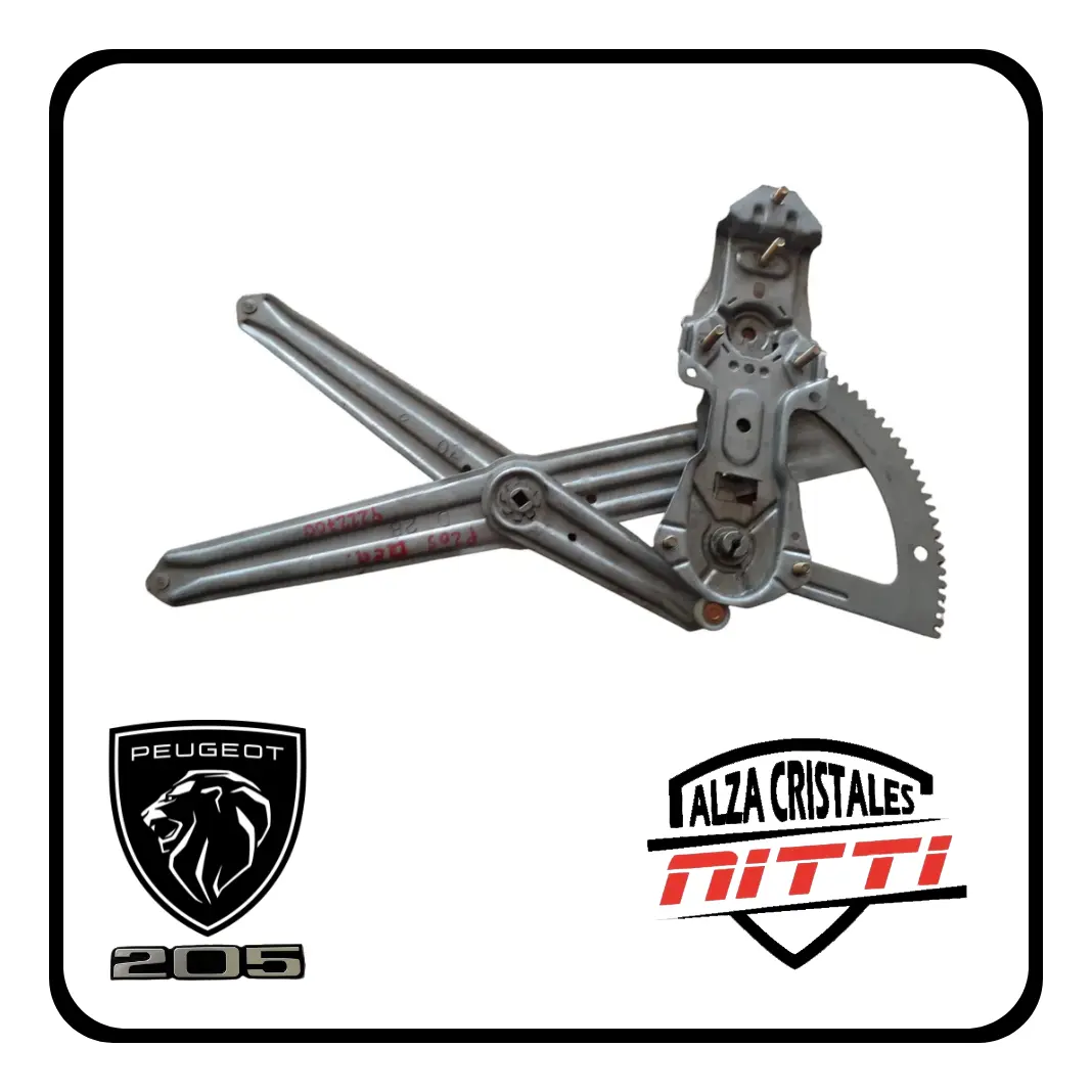 Corona Dentada P/maquina Levantavidrio Peugeot 205 1991/1999 - 4