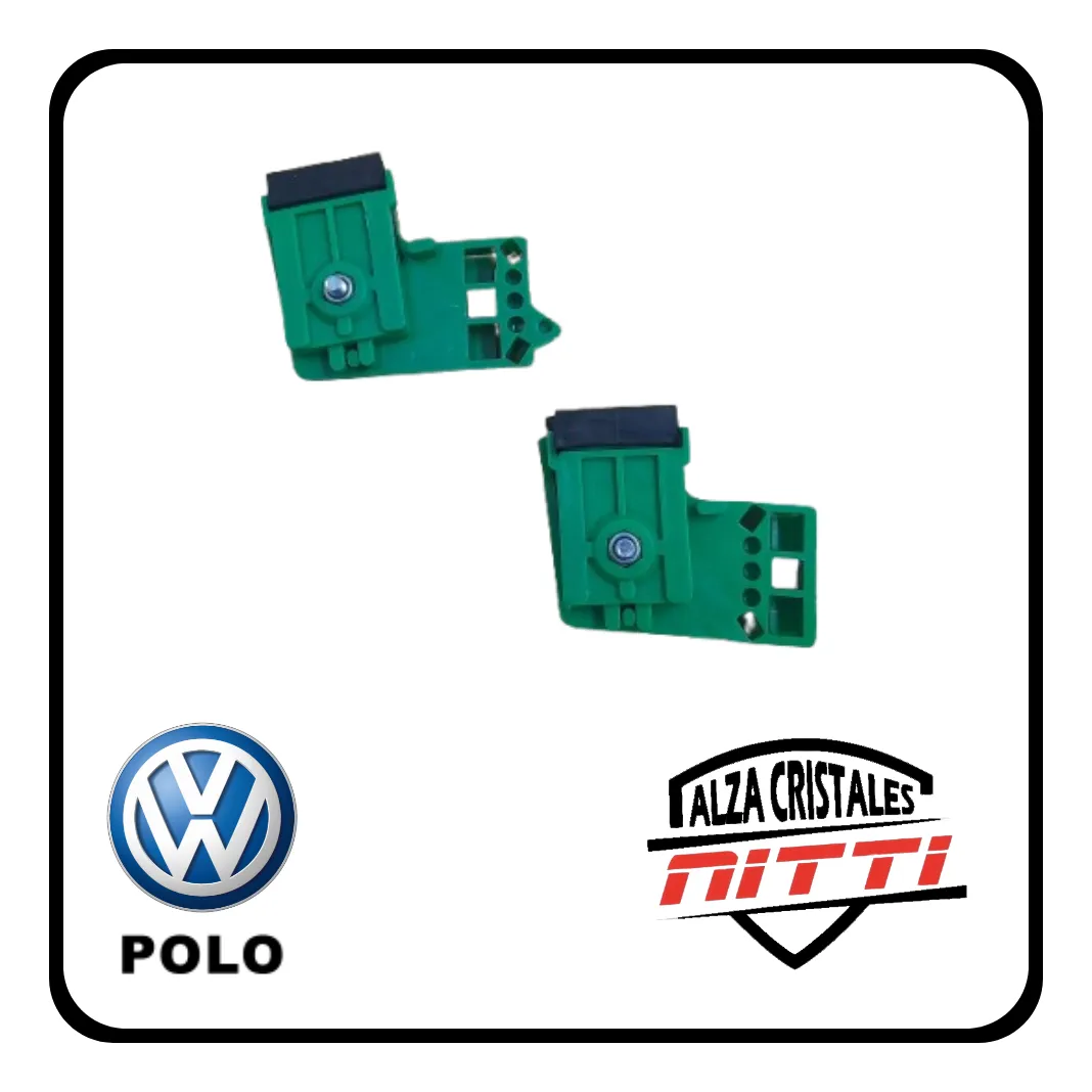 Juego De Soportes P/ Maquina Levantavidrio Vw Polo 96/10 Di - 1