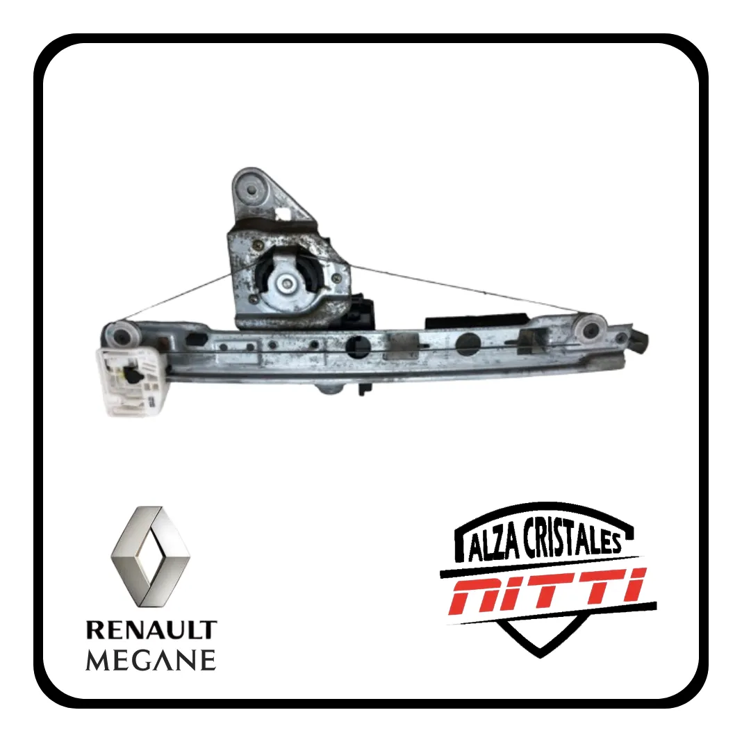 Soporte Maquina Levantavidrio Renault Megane 2 05/10 Ti - 2