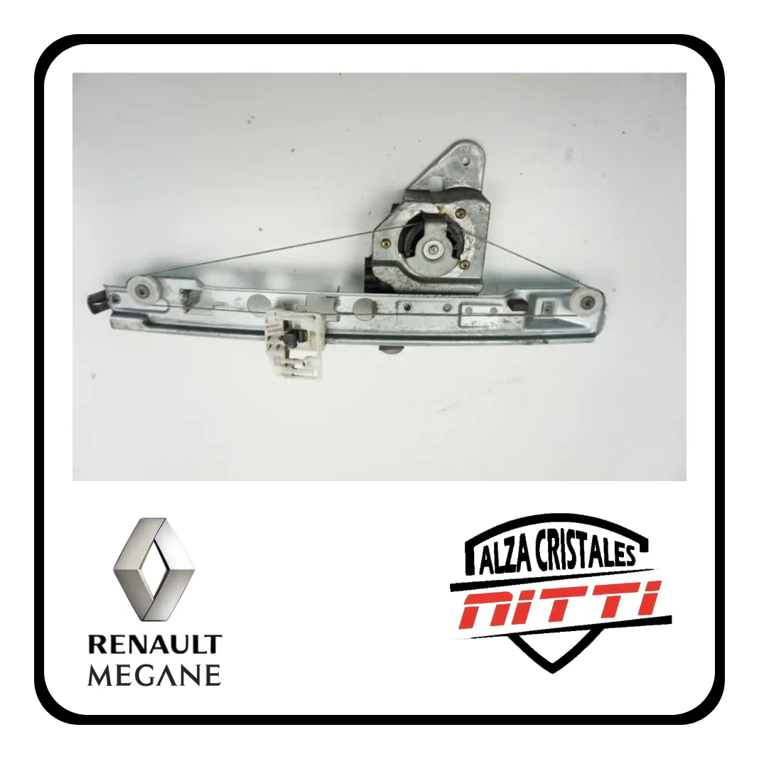 Soporte Maquina Levantavidrio Renault Megane 2 05/10 Td - 2
