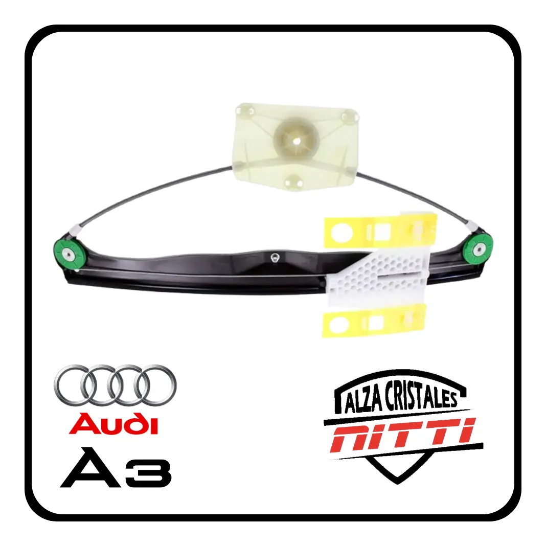Soporte P/ Maquina Levantavidrio Audi A3 2004/2013 Tras Izq - 2