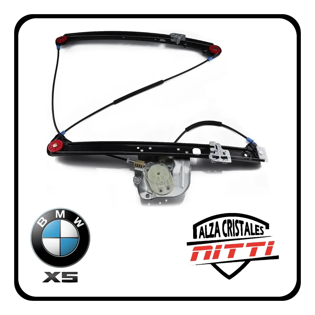 Soportes P/ Maquina Levantavidrio Bmw X5 E53 99/07 Del Izq - 2