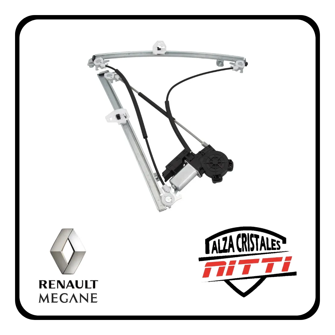 Alojamiento Levantavidrio Renault Megane Ii 05/10 Izq Y Der - 2