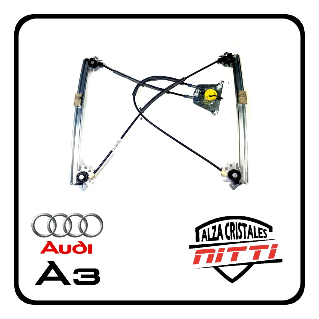 Soporte P/maquina Levantavidrio Audi A3 04/09 Del Izq Y Der - 2