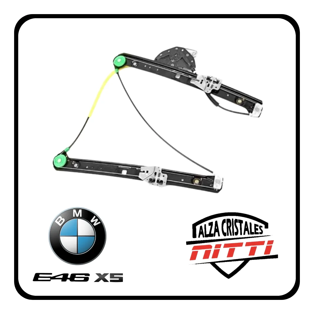 Soporte P/maq Levantavidrio Bmw E46 99/07 / X5 99/07 Del Der - 2