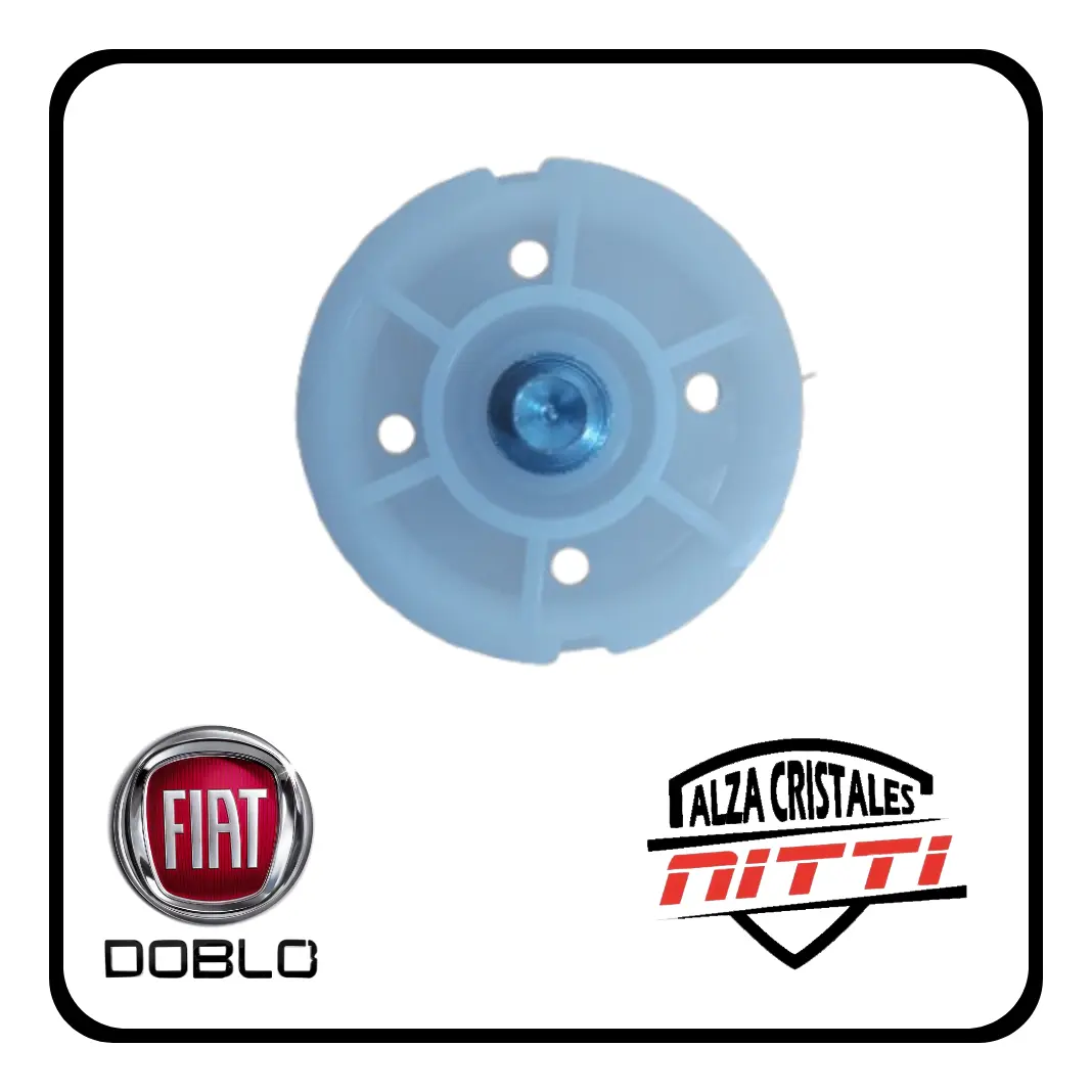 Rueda Pasacable Maquina Levantavidrio Fiat Doblo Cargo 12/16 - 1