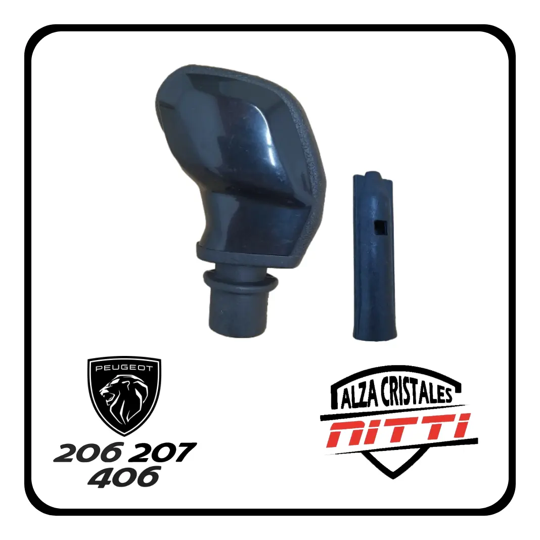 Bocha Palanca De Cambios Peugeot 206 / 207 / 406 Negra - 1