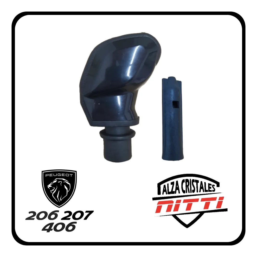 Bocha Palanca De Cambios Peugeot 206 / 207 / 406 Negra - 2