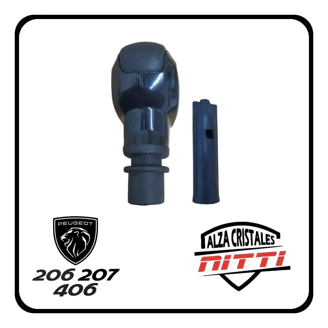 Bocha Palanca De Cambios Peugeot 206 / 207 / 406 Negra - 3
