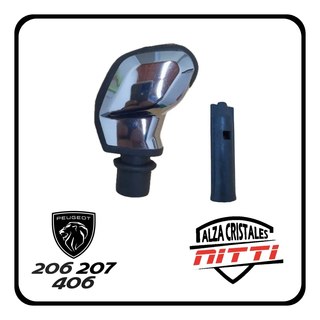 Bocha Palanca De Cambio Cromada Peugeot 206/207/406 - 2